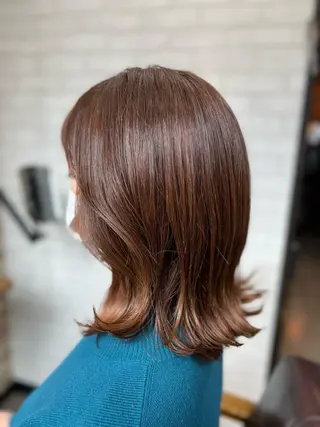 ミディアム カラー 多賀 順平のヘアスタイル