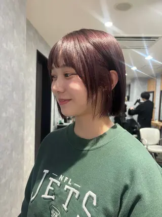 ショート 🌐NATSUMI 🌐【寒色カラー】のヘアスタイル