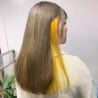 ミディアム カラー 中屋恵美🎨 Designカラーのヘアスタイル