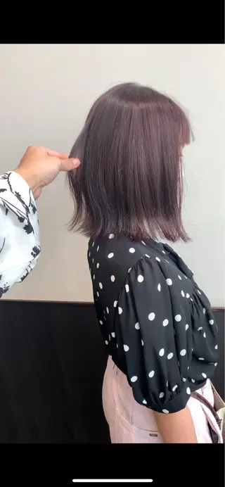 カラー 難波/ヘアカラー 藤原育美のヘアスタイル