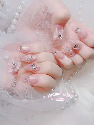 セミロング Hanaai Salon新大久保店のネイルデザイン