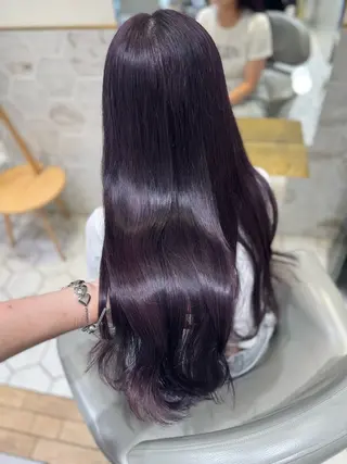 ロング カラー costes 今井芽依のヘアスタイル