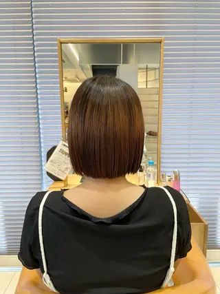 🪸暖色艶カラー/ shiori🫧のヘアスタイル