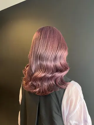 セミロング カラー 🦋韓国ヘア 坂本 菜摘🦋のヘアスタイル