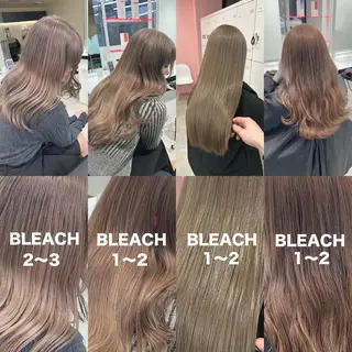 ロング カラー エフェクトブリーチ／ レイヤーカット／翔のヘアスタイル