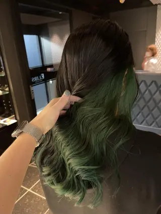ロング カラー ヘアアレンジ 鈴木 祐斗のヘアスタイル
