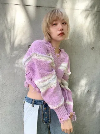 ショート カラー raika .のヘアスタイル