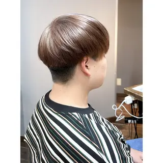 カラー メンズ キヨ メンズカット/パーマのヘアスタイル