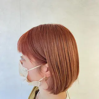 ショート カラー 韓国/透明感カラー さなのヘアスタイル