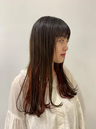 ロング カラー ARMONY表参道所属・韓国風専門 RYOのヘアスタイル