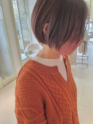 ショート カラー 鶴岡で縮毛矯正なら お任せ！ハヤシナオミのヘアスタイル