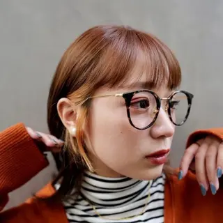 ミディアム カラー 横川/髪質改善/ メンズパーマ特化吉良のヘアスタイル