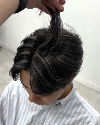 ショート カラー メンズ 森龍馬 メンズ専門美容師のヘアスタイル