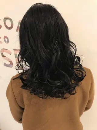 ミディアム カラー パーマ ヘアアレンジ APSEE メンズカラー特化のヘアスタイル