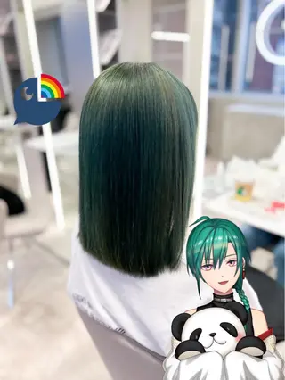 ミディアム カラー メ イのヘアスタイル