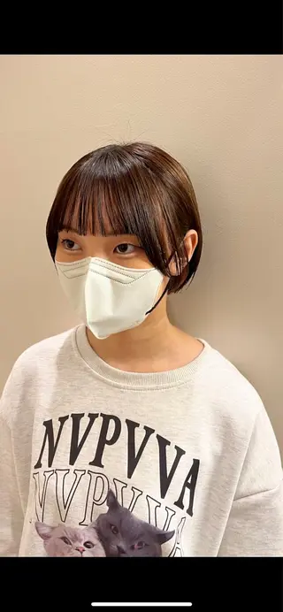 ショート 【ボブ.髪質改善. カラー】midoのヘアスタイル