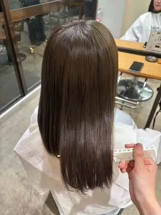 セミロング カラー sion karin୨୧˙˳⋆のヘアスタイル