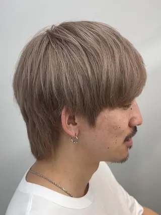 ショート メンズ カラー メンズパーマ/ メンズカット/タクヤのヘアスタイル