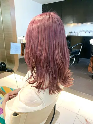 ミディアム ダブルカラー/ウルフ 上田　航平のヘアスタイル