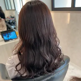 セミロング カラー いなみね はるきのヘアスタイル