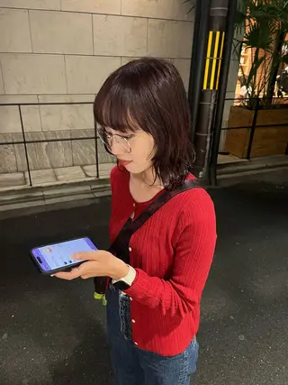 カラー JESTER烏丸御池店所属・暖色カラー/艶カラー /透明感/ななこのヘアスタイル