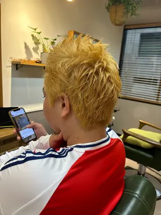 カラー メンズ カット🍋いらみな あかねLOuNICAのヘアスタイル