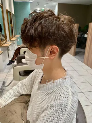 ショート カラー パーマ ヘアアレンジ メンズ キッズ ネイル マツエク・マツパ アイブロウ 《褒められる》 透明感カラー/小嶋のヘアスタイル