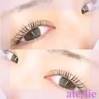 マツエク・マツパ ate/lie アテリアのマツエク・マツパデザイン