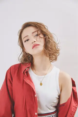 ショート カラー パーマ ヘアアレンジ メンズ キッズ ネイル マツエク・マツパ アティリー 西梅田のヘアスタイル