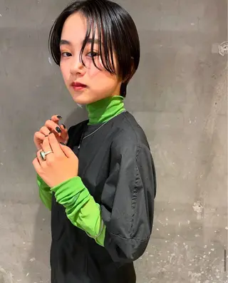 ショート 菊地 万佐久のヘアスタイル