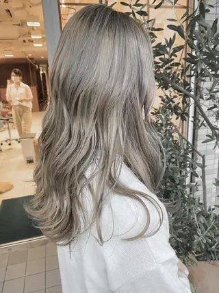 ロング カラー パーマ ヘアアレンジ 増子 幹樹のヘアスタイル