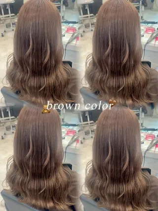 ロング カラー 暖色/髪質改善/ ツヤ髪🎀本田愛来のヘアスタイル