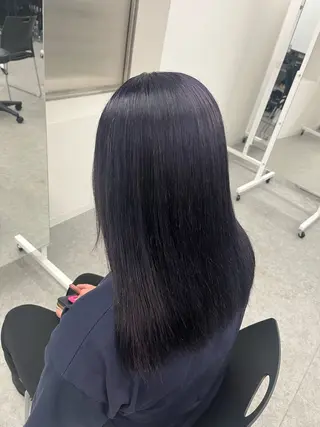 ロング カラー kazuki🍑韓国 トレンド暖色🫗のヘアスタイル