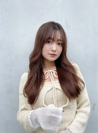 ロング カラー ヘアアレンジ NYNY/新免世翔 モデル募集中のヘアスタイル