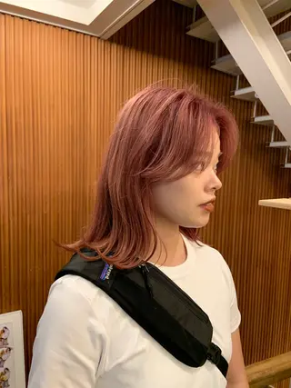 ミディアム 🌞アオキ サキ🕊のヘアスタイル