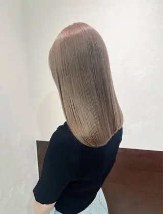 カラー nehus nagaoka所属・🖤複雑履歴ブリーチ Mizuki 🖤のヘアスタイル