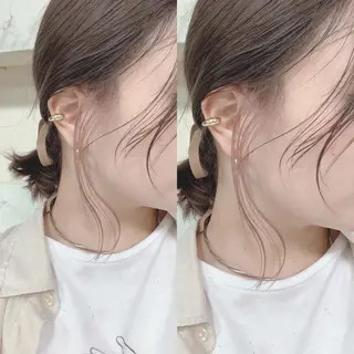 ショート 縮毛/レイヤー 韓国/橋口のヘアスタイル