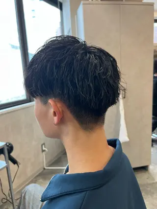 ショート パーマ ヘアアレンジ メンズ メンズ特化/カラー/ パーマ/ケイシンのヘアスタイル