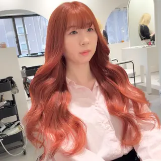 ロング カラー MOE🐈‍⬛🎀 エクステ/ワンホンのヘアスタイル