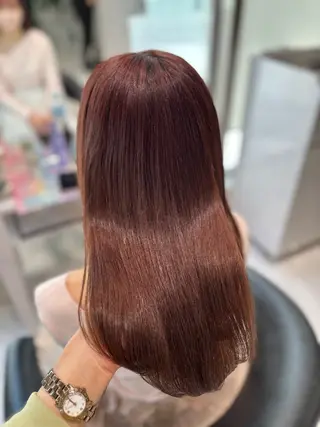 セミロング Rin/寒色系カラー 🦋/うる艶ヘア🫧のヘアスタイル