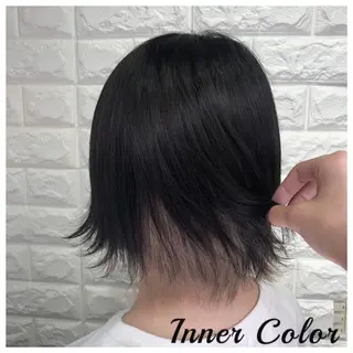 ショート カラー yuuka🌻 ハイライト/艶カラーのヘアスタイル