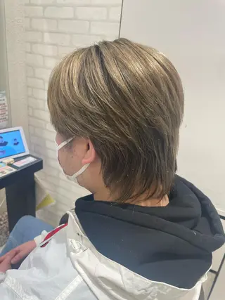 カラー メンズ EARTH 山﨑龍馬のヘアスタイル