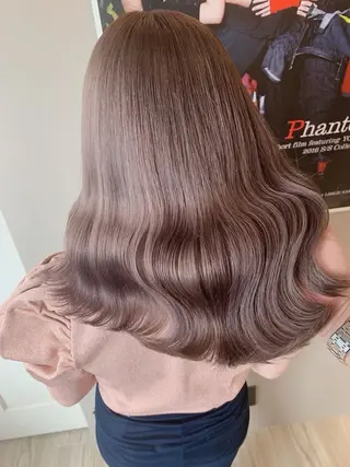 セミロング カラー 韓国ヘア特化 TAKESHIのヘアスタイル