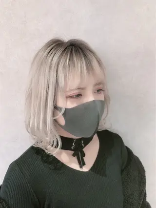 ミディアム ✂️秋葉原 🤍YURI🤍のヘアスタイル