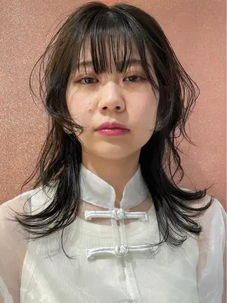 ミディアム HIBIKI/原宿 ハッシュカット🪄のヘアスタイル