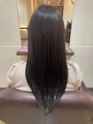 ロング 平 真亜里のヘアスタイル