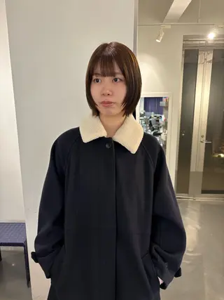 ショート カラー ボブ/似合わせカット /ニュアンスカラーのヘアスタイル