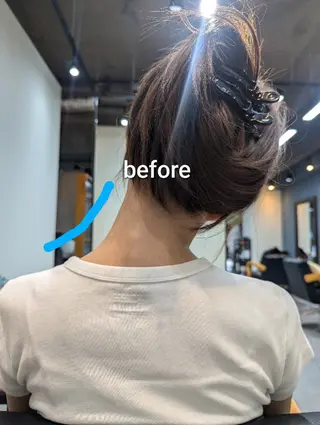 スパニスト 中川のヘアスタイル