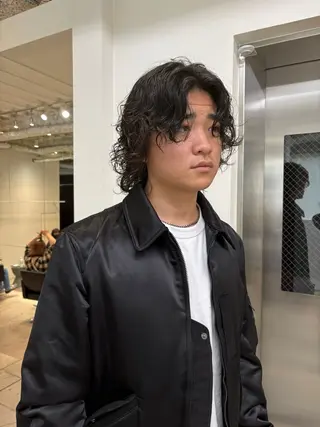 パーマ メンズ ANY/メンズ特化/ シバヤ　ユウキのヘアスタイル