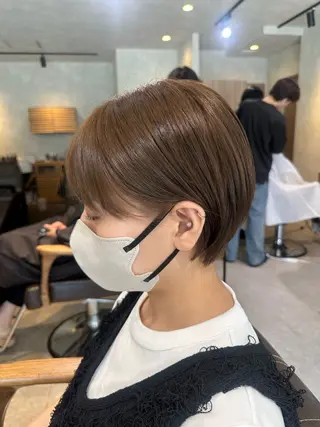 ショート カラー 🦋艶モテカラー/ヘ アセット🦋YURIのヘアスタイル